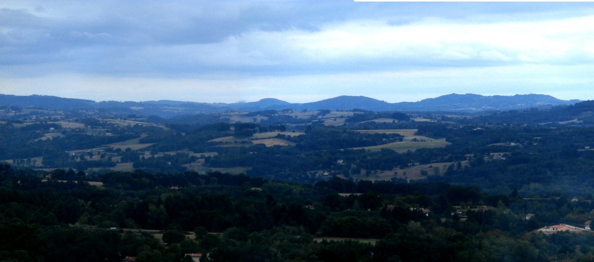 THIERS - AUVERGNE'S VIEWS & VOLCANOES -View-from-Annies-a