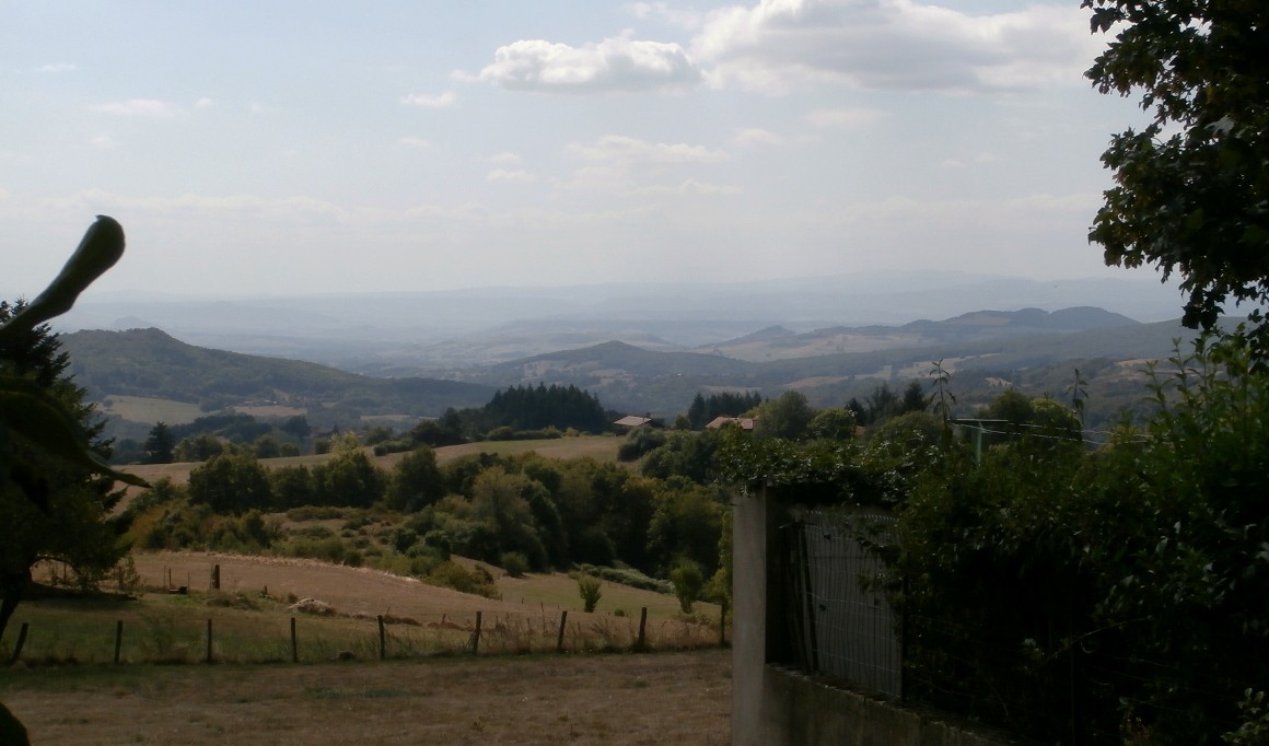THIERS - AUVERGNE'S VIEWS & VOLCANOES -view-from-Isserteax-a