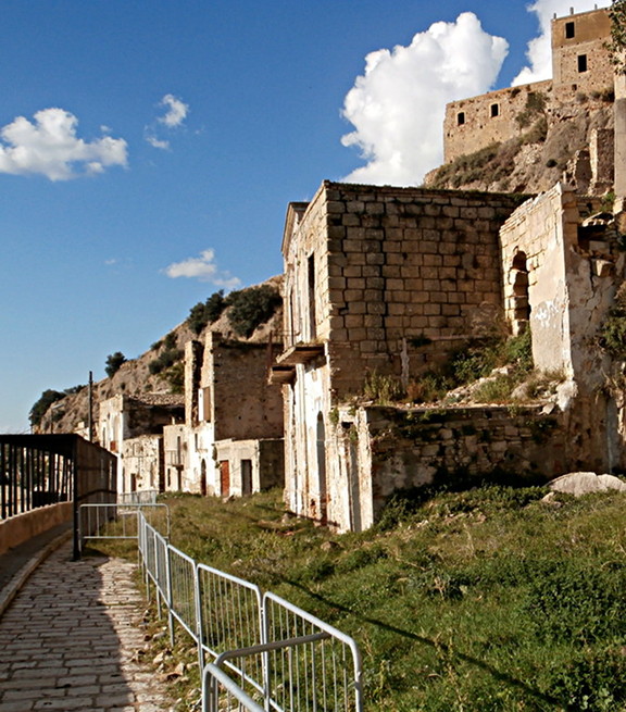 At the lower part of Craco