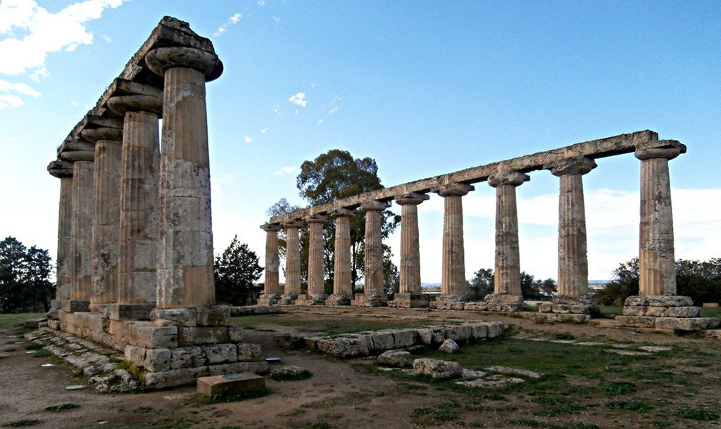 Ornamentation - Greek temple at Metaponto