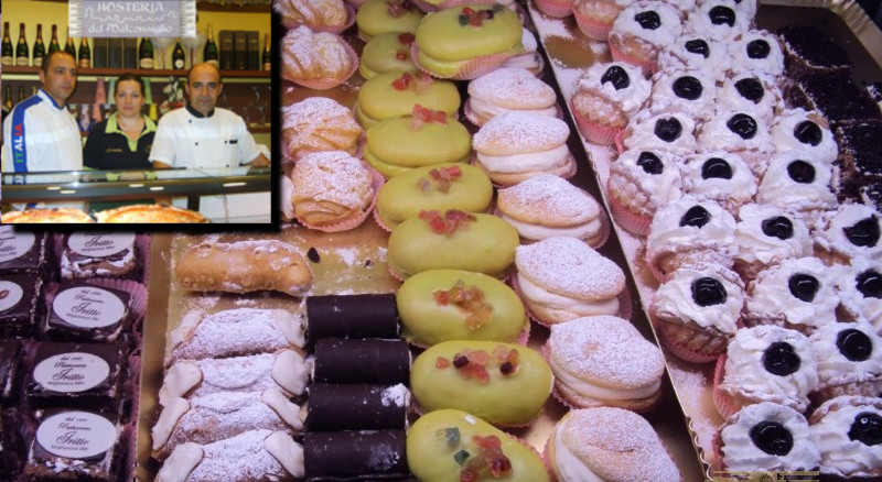 Ornamentation - Showing the kind of wonderful selection this Pasticceria sold