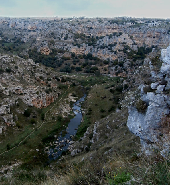 The Gravina - Matera at Sunrise