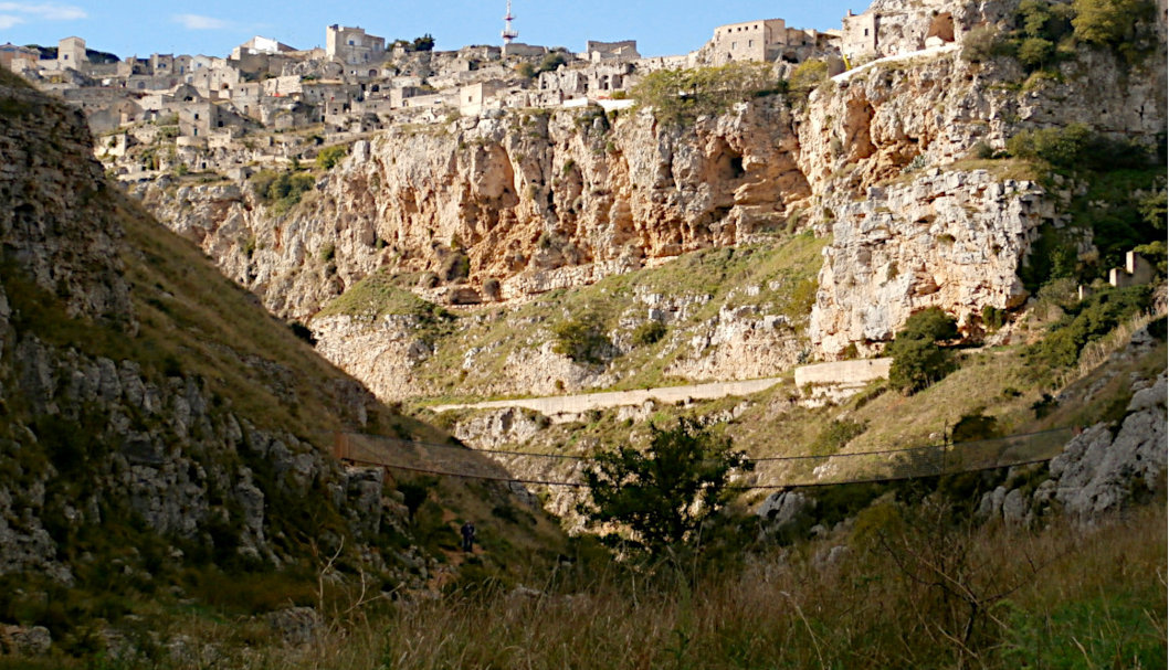 The Suspension Bridge - Matera at Sunrise