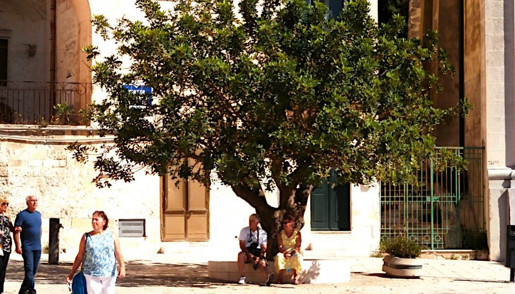 Hairdo in Basilicata - Keeping to the shade