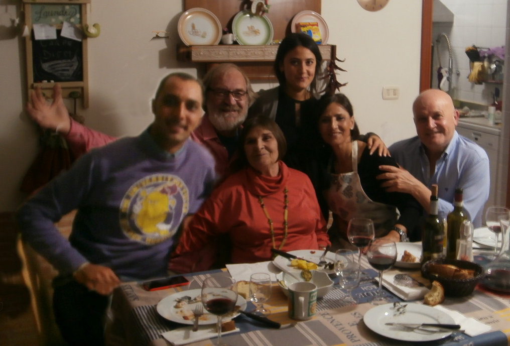 Locals celebrate us in Pompeii - Our Italian Family