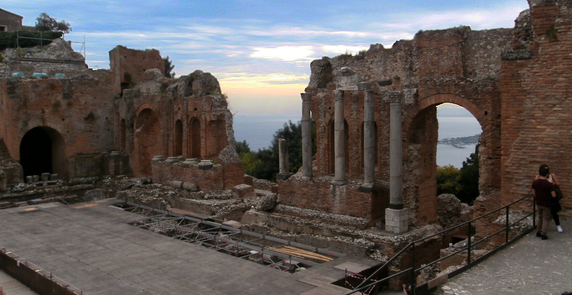 Sicily - Amphitheatre at Taormina 2