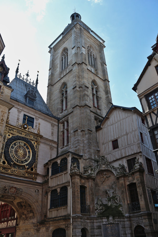 Rouen & French Aires - The Great Clock on the Rue du Gros-Horloge - Rouen