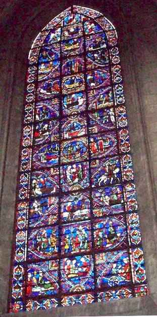 Rouen - One of the Many Stained Glass Windows