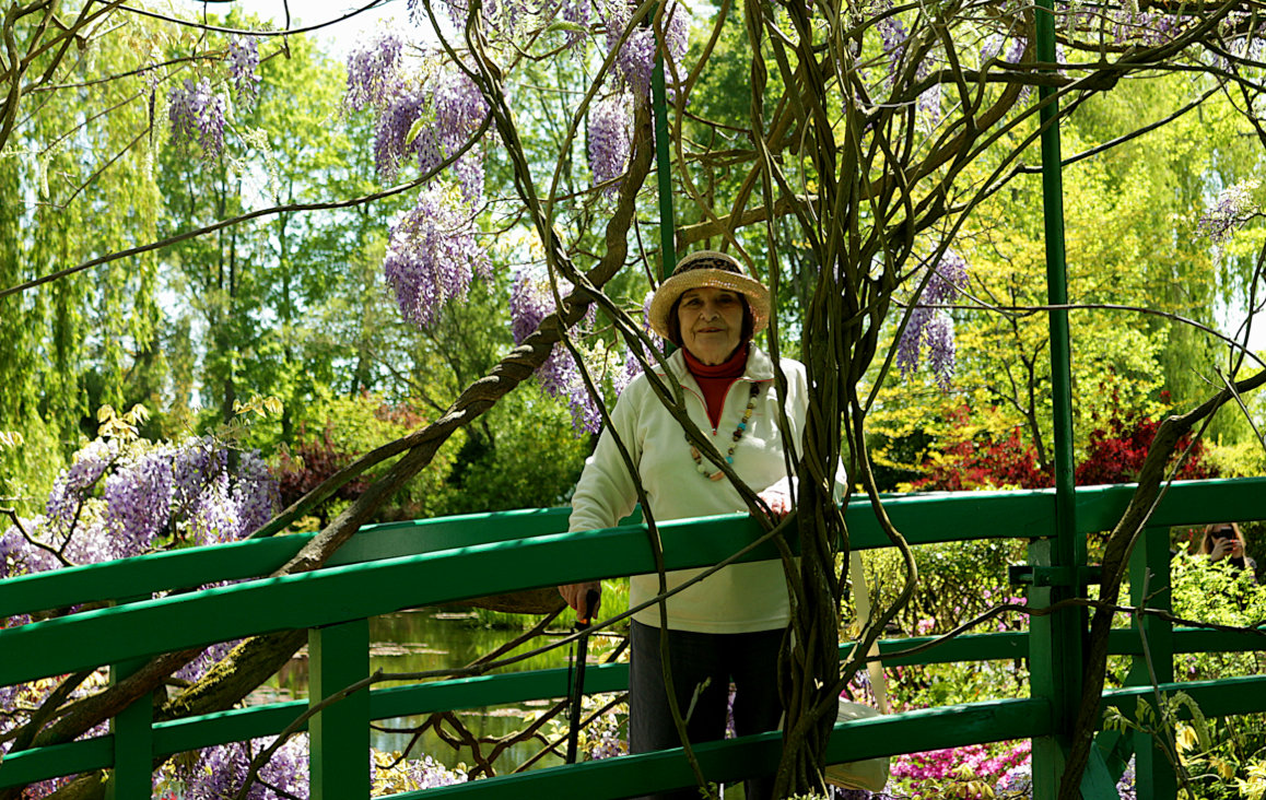 Monet's Garden - Jackie posing