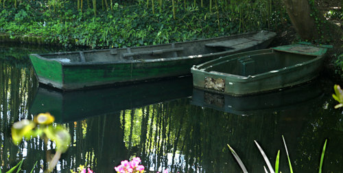 Monet's Garden - Punts on Monet's lake